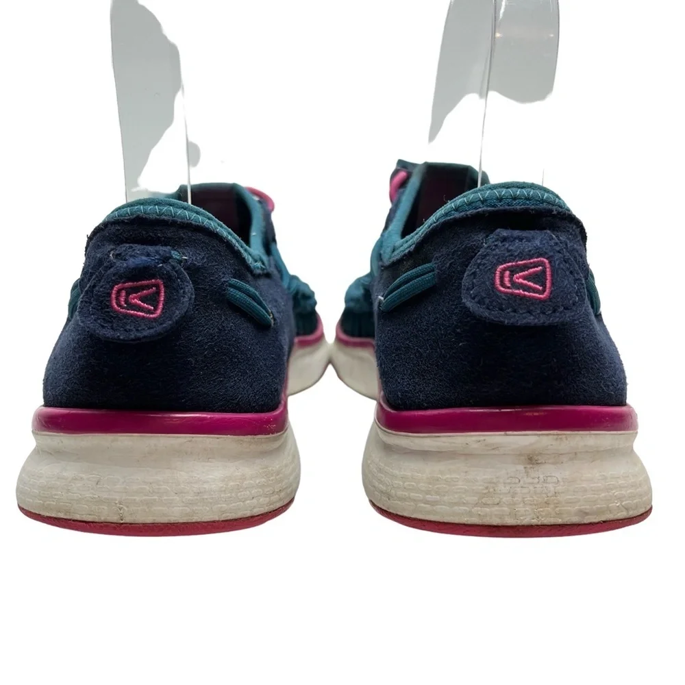 KEEN Teal Blue Pink Closed Toe Sneakers Sandals Hiking Fishing Camping Shoes  5 - Picture 5 of 15